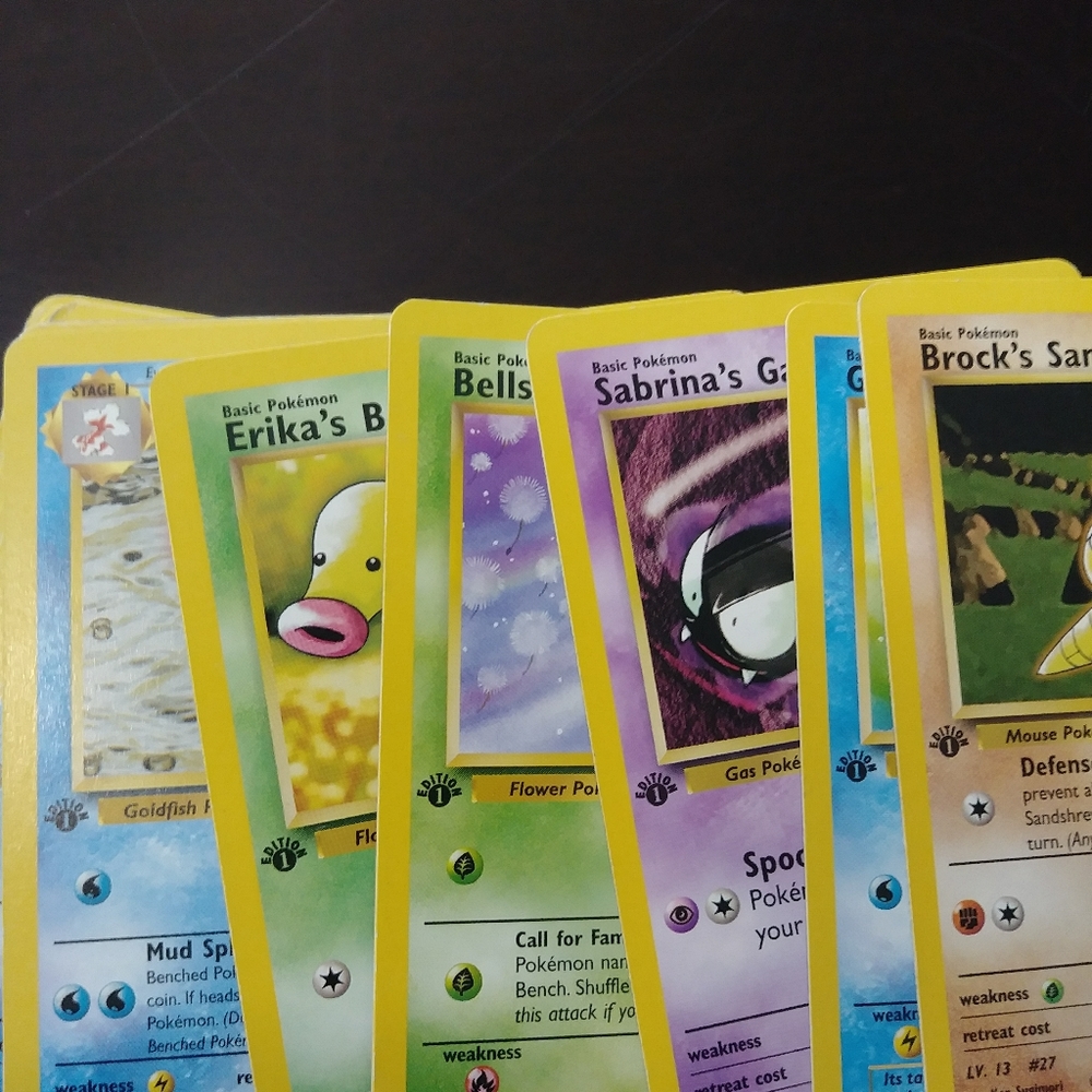 1st edition Pokemon cards